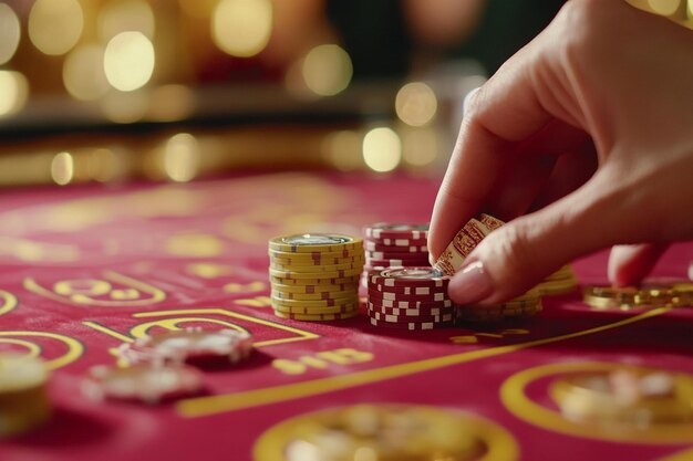 VIP table betting interface and limits display
